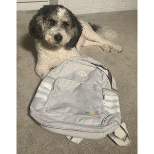 COPY - adidas Classic 3S Backpack, Jersey White/Rose Gold Rainbow, One Size